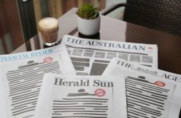 روزنامه‌های استرالیا برای مقابله با سانسور سیاه منتشر شدند