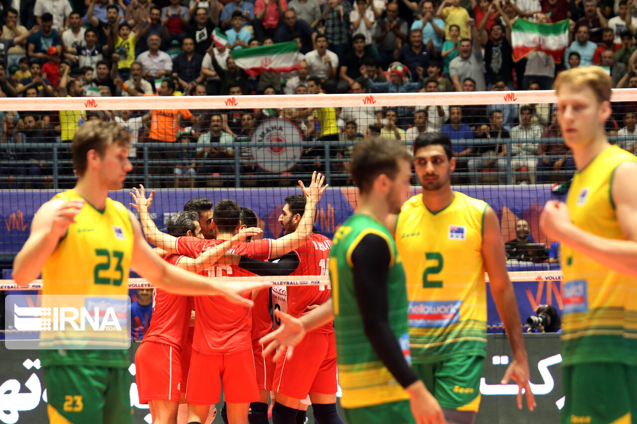 روز خوب والیبال ایران با پیروزی مقابل استرالیا