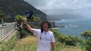 سفر 4 هزار کیلومتری یک استرالیایی با اسکیت‌برد