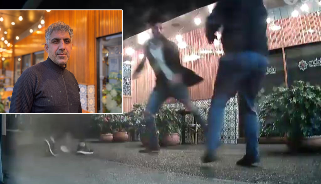 حمله زوج قانون‌گریز به رستوران‌دار ایرانی