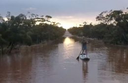 بارش کم‌سابقه، بخش‌هایی از استرالیای جنوبی را زیر آب برد