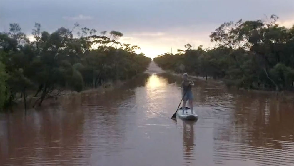 بارش کم‌سابقه، بخش‌هایی از استرالیای شرقی را زیر آب برد