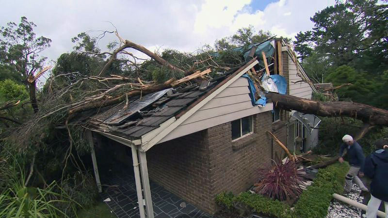 آب و هوای توفانی در سه ایالت؛ برق هزاران خانه در استرالیا قطع شد