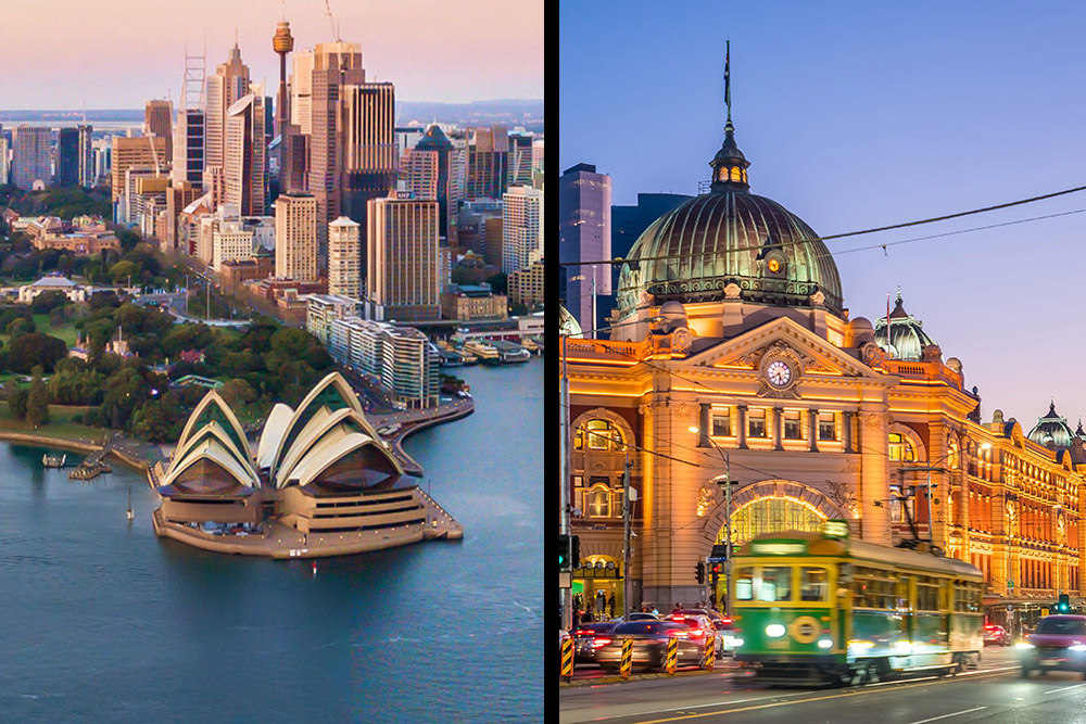 جایگاه ویژه سیدنی و ملبورن در میان برترین مقاصد گردشگری جهان در سال 2023