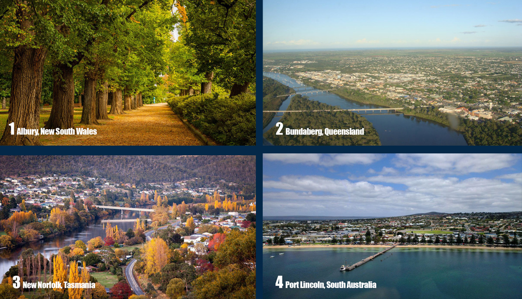 ده شهر برتر استرالیا معرفی شدند