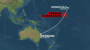 سرنوشت نامشخص مرد استرالیایی که از کشتی کروز درون اقیانوس سقوط کرد