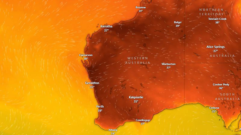 فشار موج گرمای کم‌سابقه به شبکه برق استرالیای غربی