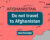 هشدار جدی دولت استرالیا به شهروندان: هیچ‌نقطه افغانستان امن نیست/پیش از سفر وصیت‌نامه تنظیم کنید
