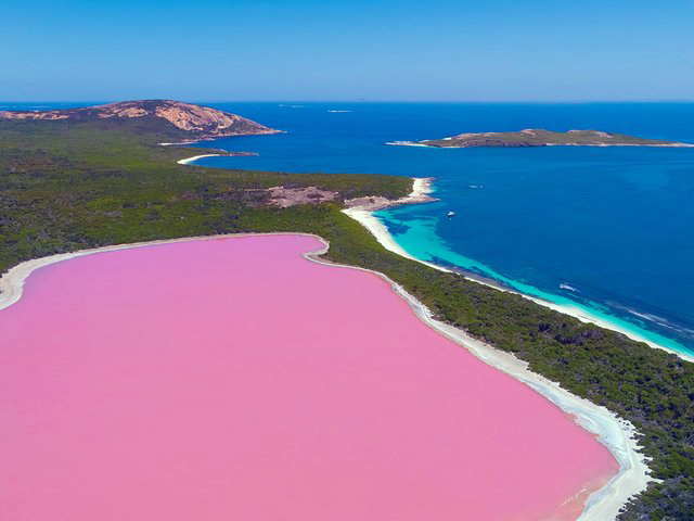 "هیلیر" دریاچه ای استثنایی در استرالیا