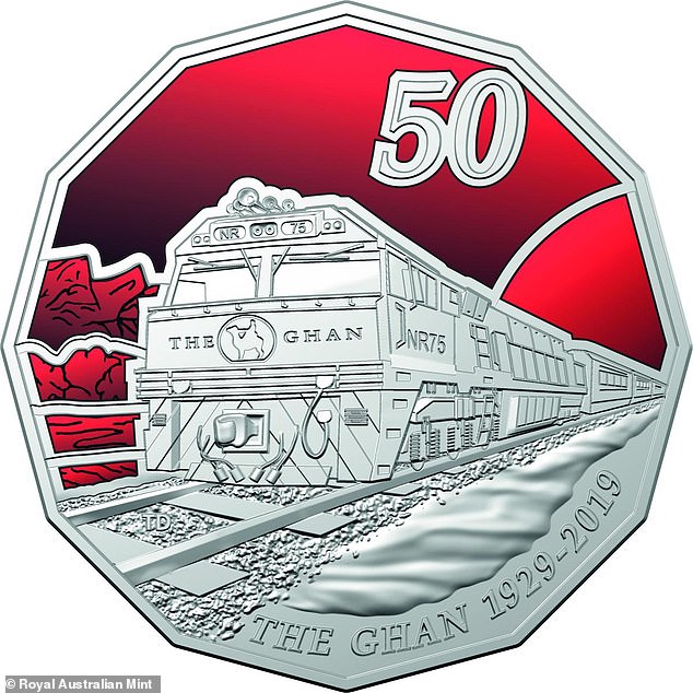 ضرب سکه 50 سنتی برای یادبود نودمین سال قطارهای افغان اکسپرس استرالیا