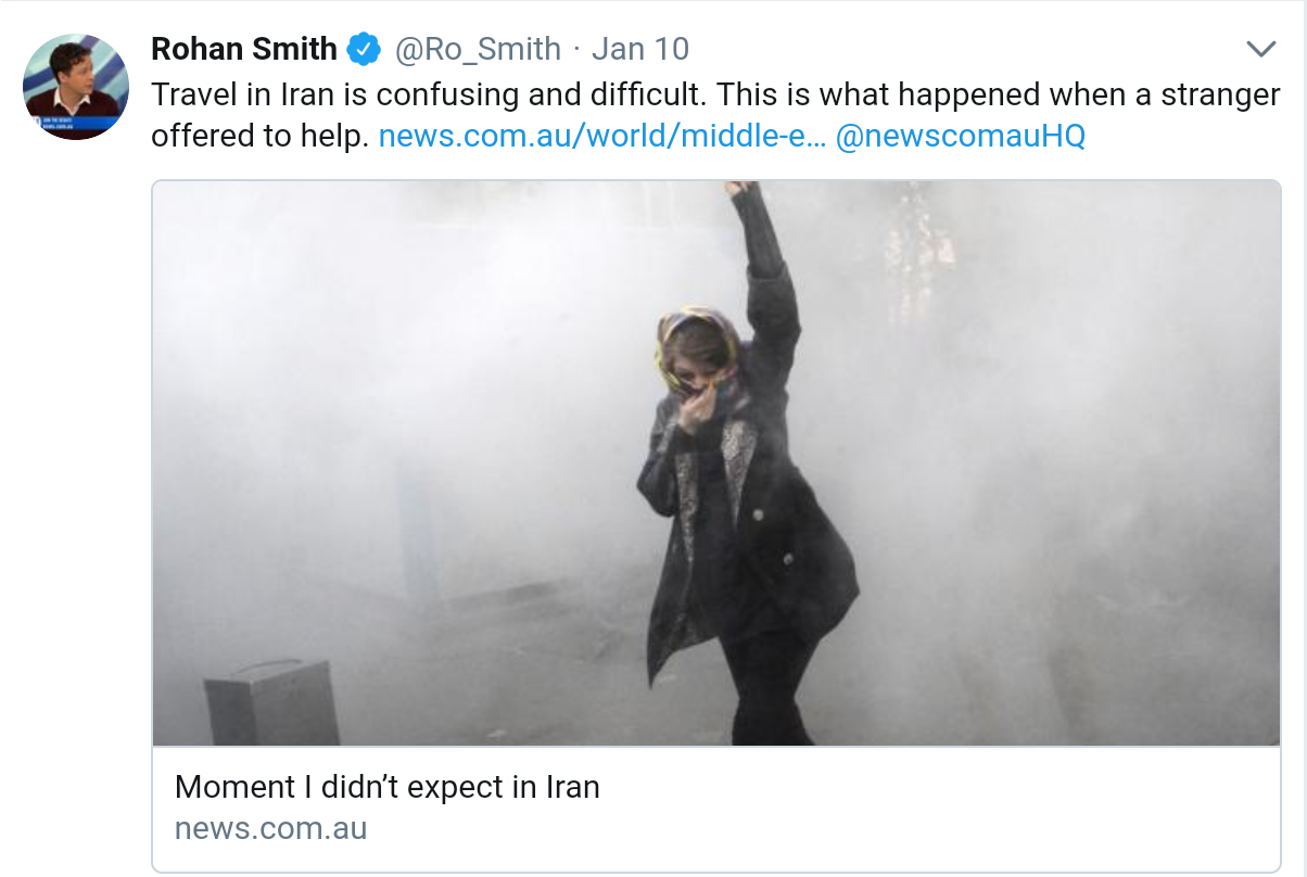 گزارش بسیار جالب خبرنگار استرالیایی از سفر به ایران