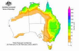 باران و توفان به ساحل شرقی استرالیا باز می‌گردد