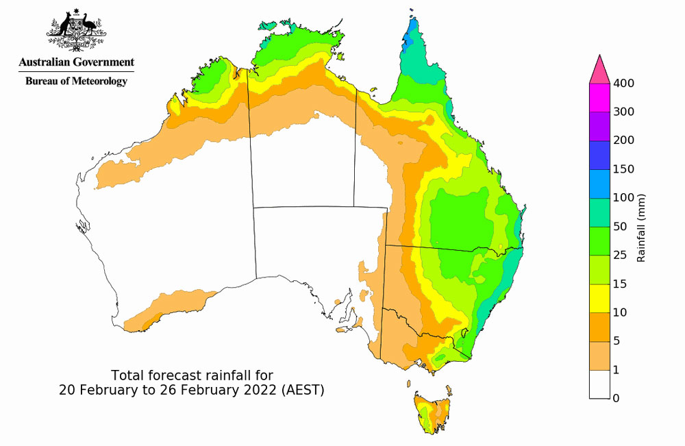 باران و توفان به ساحل شرقی استرالیا باز می‌گردد