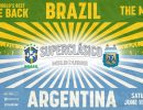 دیدار تیم‌های ملی فوتبال برزیل و آرژانتین در استرالیا