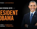 باراک اوباما برای انجام چند سخنرانی به استرالیا می‌آید