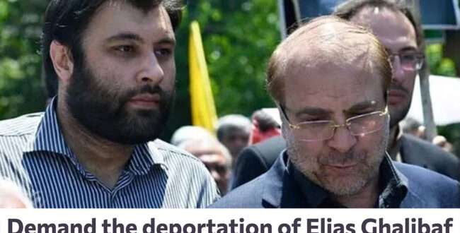 طومار درخواست اخراج الیاس قالیباف از استرالیا به بیش از ۱۰۱ هزار امضا رسید