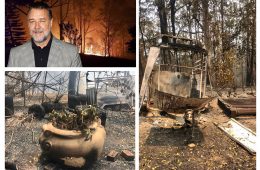 ساختمان های گلادیاتور در آتش سوزی شرق استرالیا سوخت